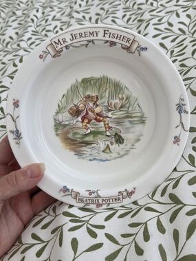 Vintage Royal Albert Beatrix Potter “Mr. Jeremy Fisher” Porcelain Bowl